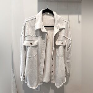 POL shacket in cream size medium M